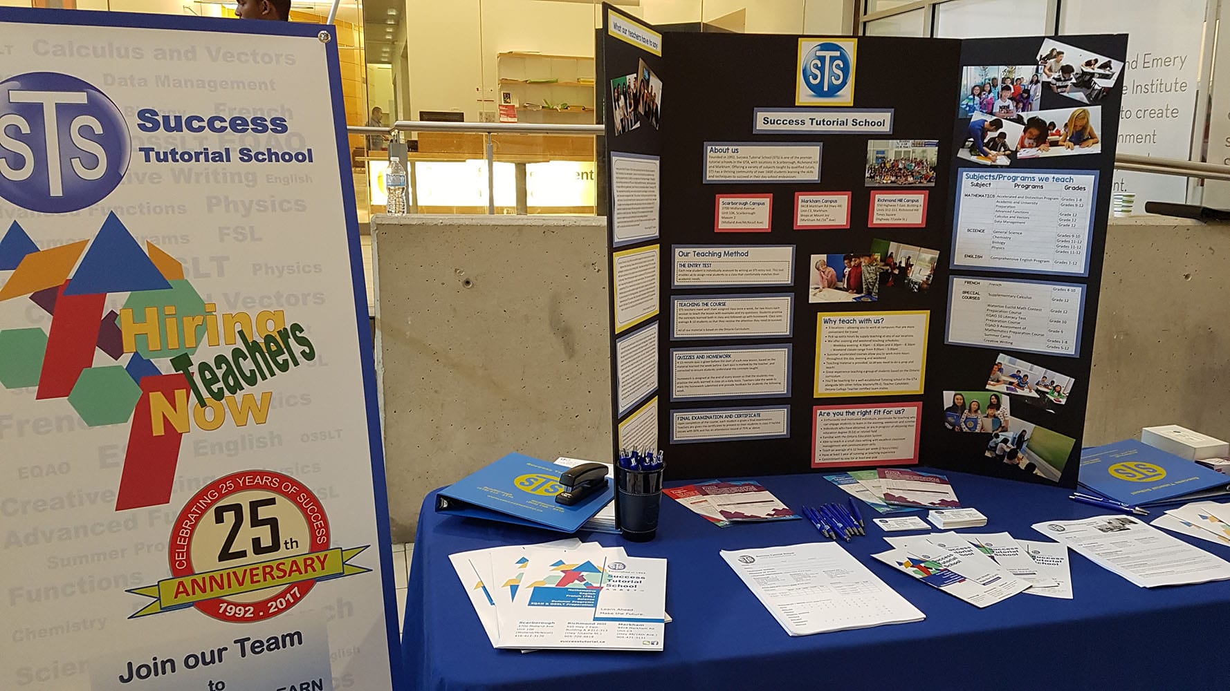 York University Career Fair Booth